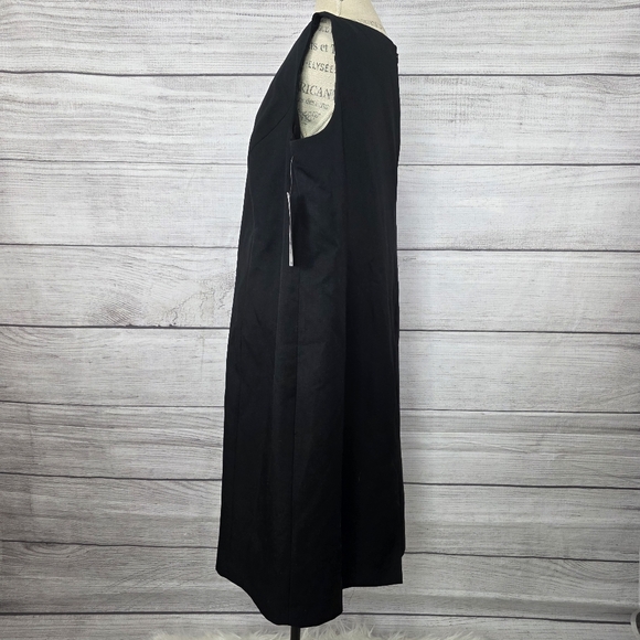 Kasper Seperates Plus Size Black Sleeveless Sheath Dress - Picture 3 of 11